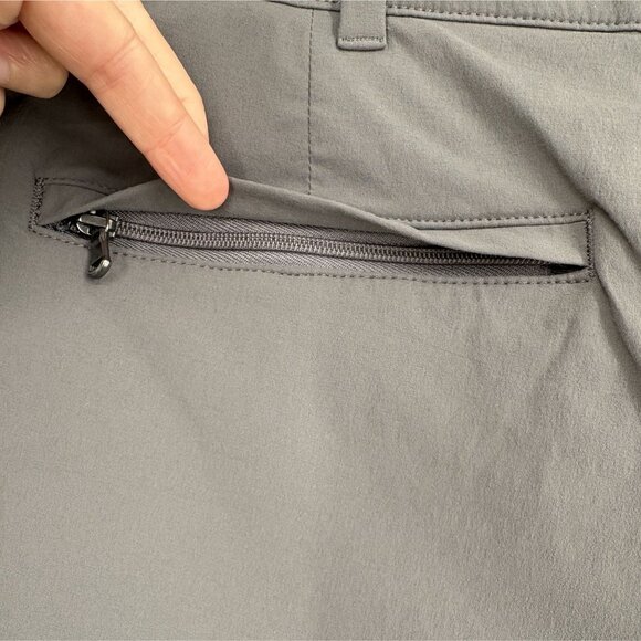 J.Crew Men's 9" Tech Shorts Size 32 Gray Water Resistant Golf Outdoor - Picture 4 of 11